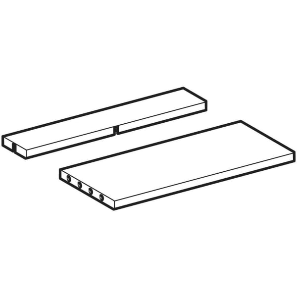 Geberit Serviceraumset f. Acanto Unterschrank mit einer Tür, für HWB B:45cm