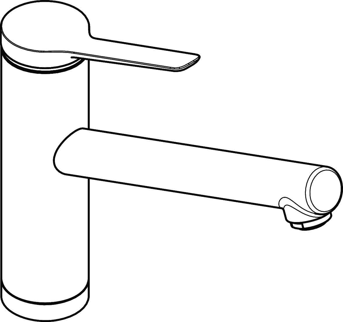Hansgrohe Spültischmischer 160 Zesis M33 Vorfenster 1jet chrom