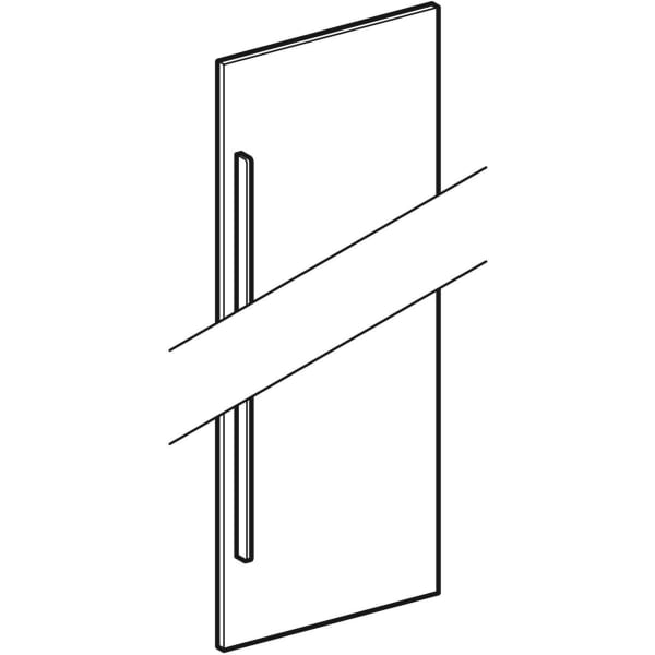 Geberit Tür für iCon Hochschrank Breite 36 cm, Eiche