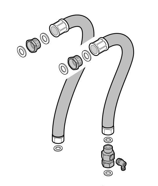 Remeha Anschlusset Tzerra-SR 130-2 HR92