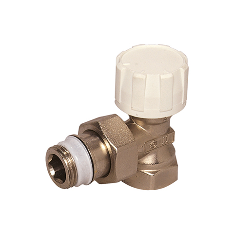 Flamco Thermostatventil Eck kurz DN15 mit Voreinst., Rp1/2 x G1/2a, M30x1,5