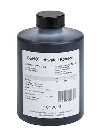 Gruenbeck Indikator 0,3 GraddH GENO-softwatch 500 ml Gruenbeck Indikator 0,3 GraddH GENO-softwatch 500 ml
