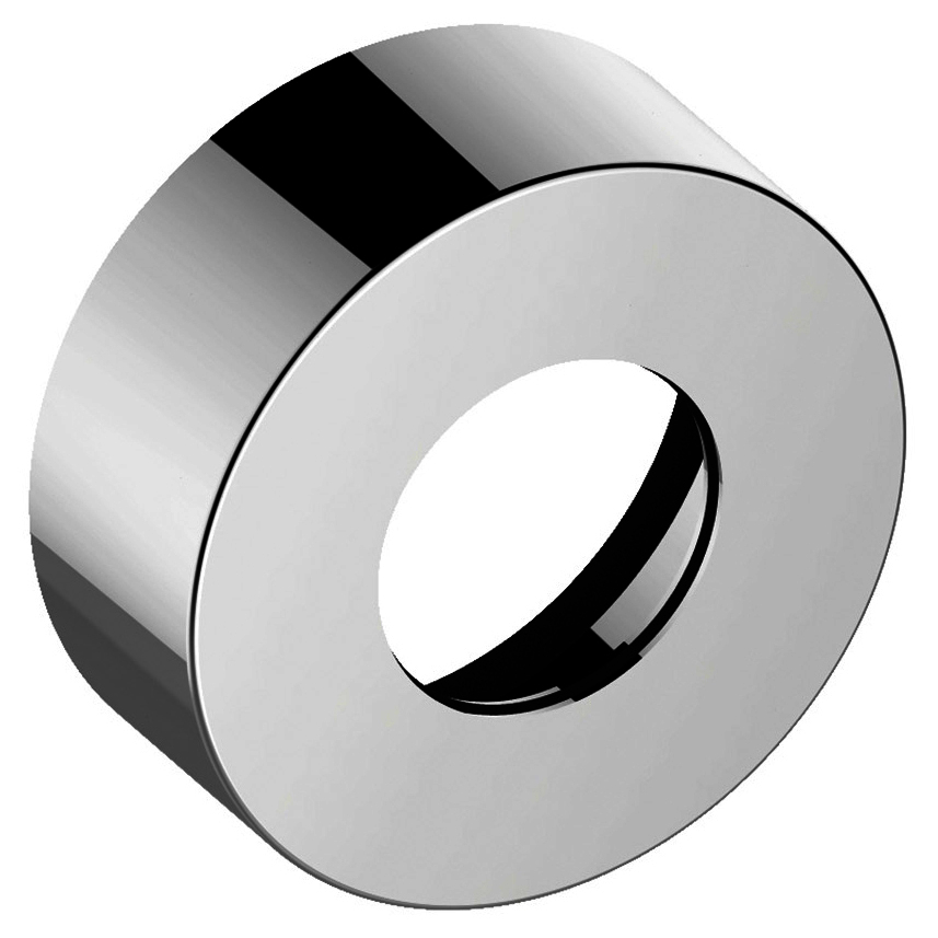 KEUCO Verlängerungs-Rosette IXMO 59553, THM rund, 25 mm, Aluminium-finish