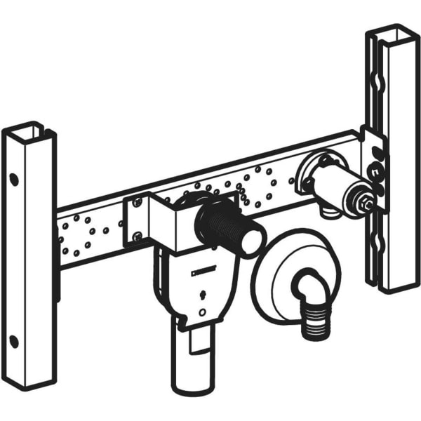 Geberit Duofix Traversenelement für WM Wand-Arm. AP, mit UP-Siphon