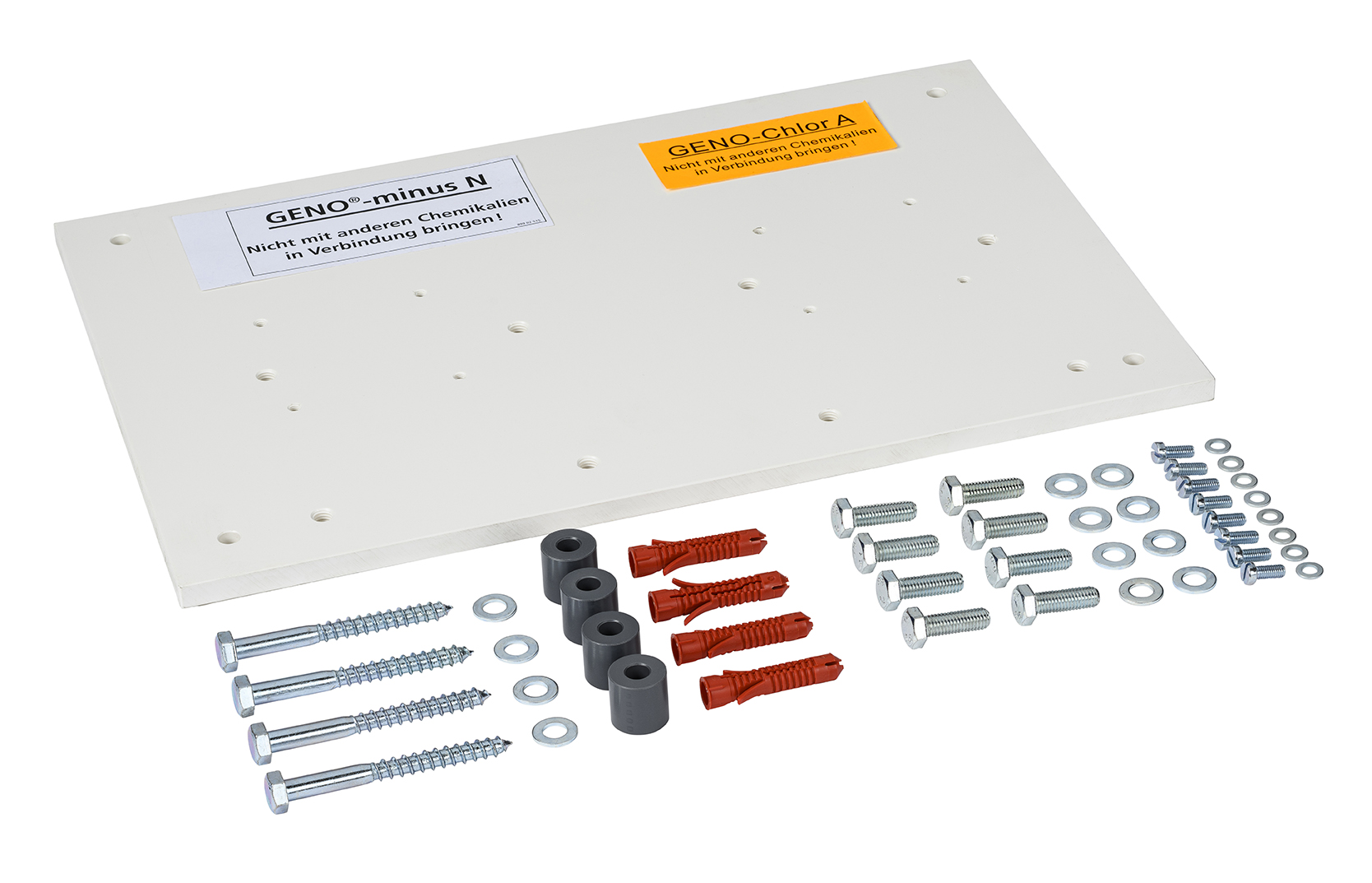 Gruenbeck Montageplatte für Dosierpumpen Gruenbeck Montageplatte für Dosierpumpen