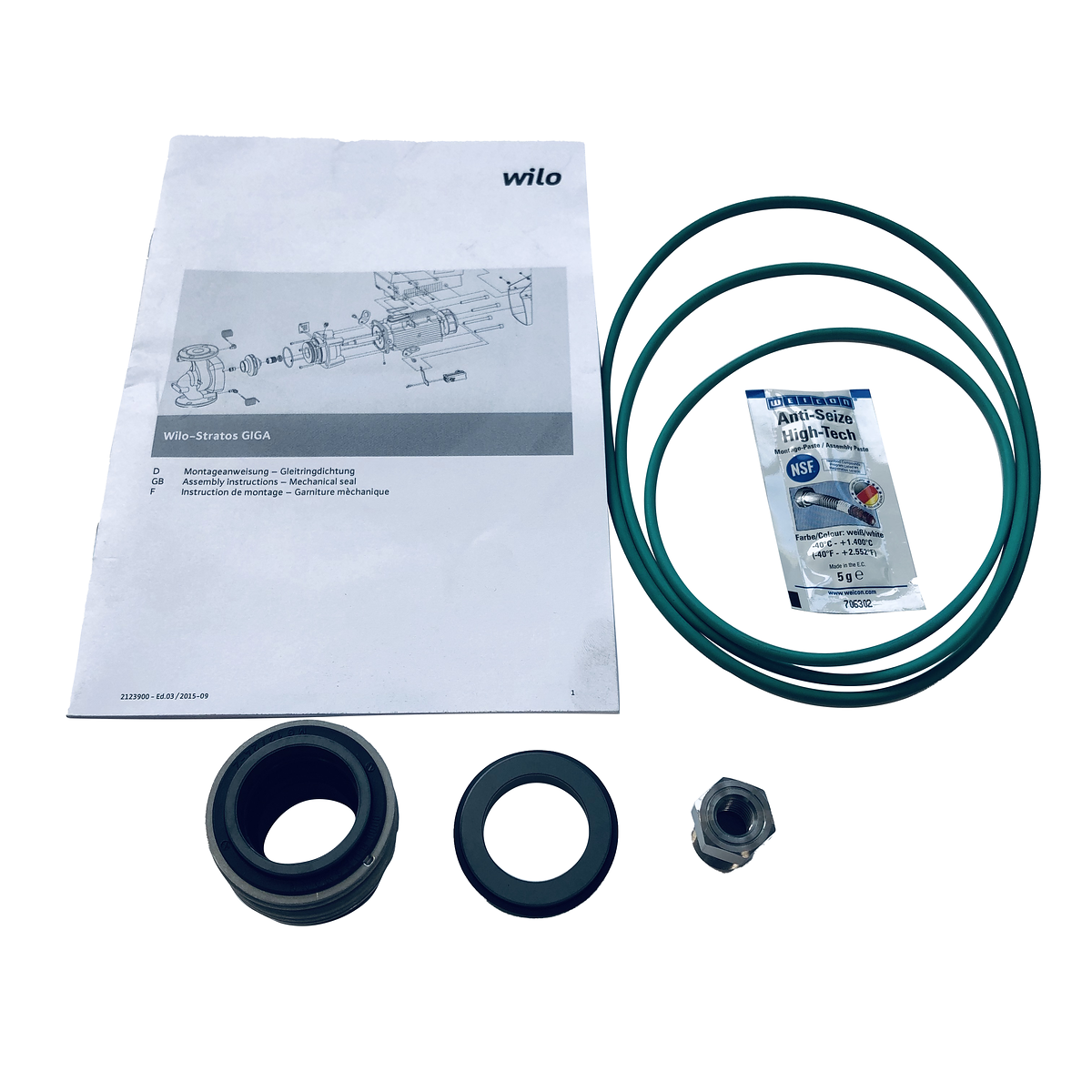Wilo mechanisches Ersatzteil GRD.MG12/24 Q7Q7X4GG GIGA(S1P)Set