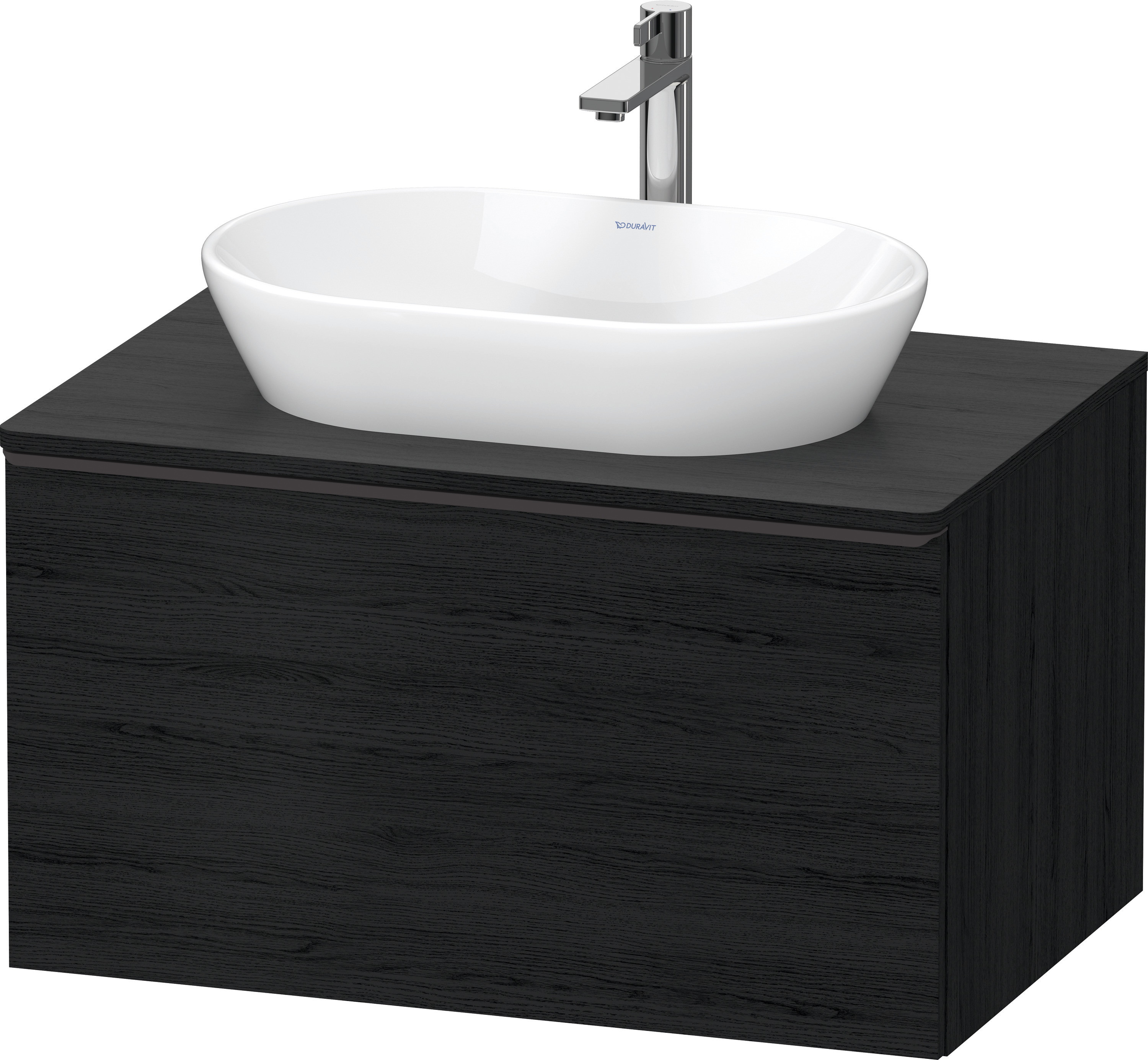 Duravit D-Neo,Kons-WTU,Ausz:1,Gr:Diam.Schwarz 800x550x459mm,Wdh,Eiche Schwrz.Matt,Dek