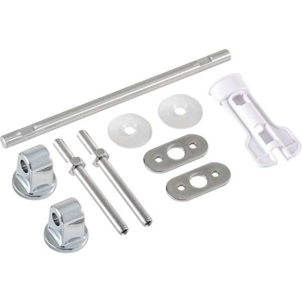 Geberit Set Scharniere mit Scharnierwelle f. WC-Sitzring Bef. von unten (2 St.)