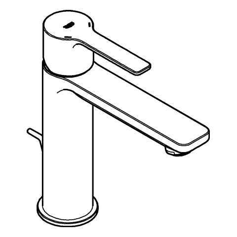 GROHE EH-Waschtischbatterie Lineare 32114_1 S-Size hard graphite gebürstet
