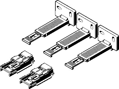Viega Halterung Prevista Pure 8580.41 für 3 S aus Stahl verzinkt Viega Halterung Prevista Pure 8580.41 für 3 S aus Stahl verzinkt