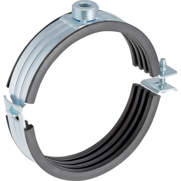 Geberit Silent-db20 Rohrschelle gedämmt mit Gewindemuffe M10 / G1/2 d125