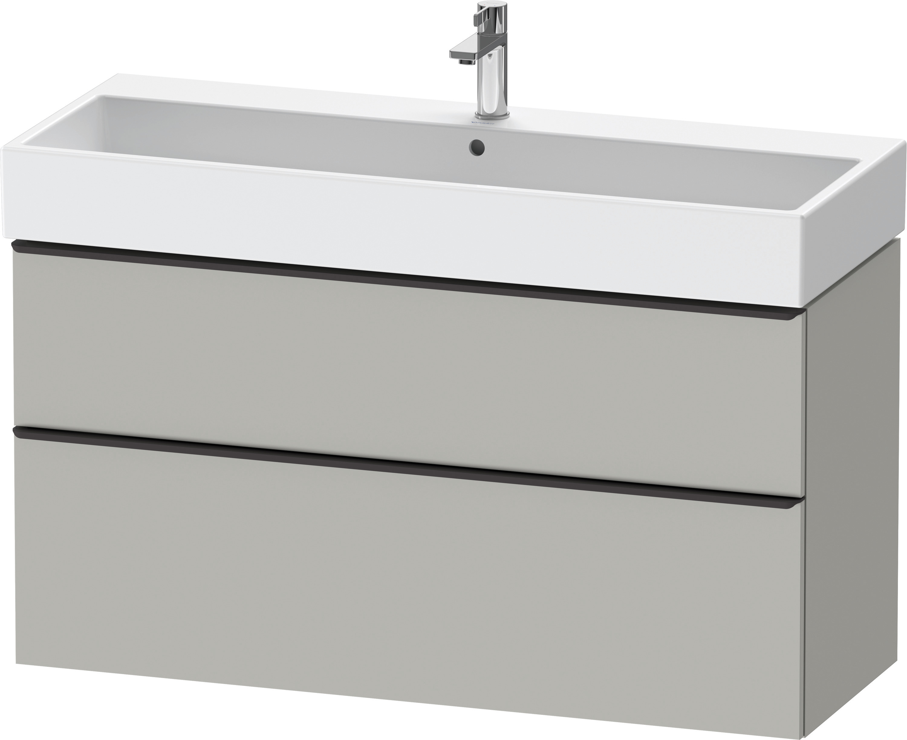 Duravit D-Neo WTU,Ausz:1,Schubk:1,GR:Dia.Schw 1184x442x625mm,Wandh,Betongrau Matt,Dek.