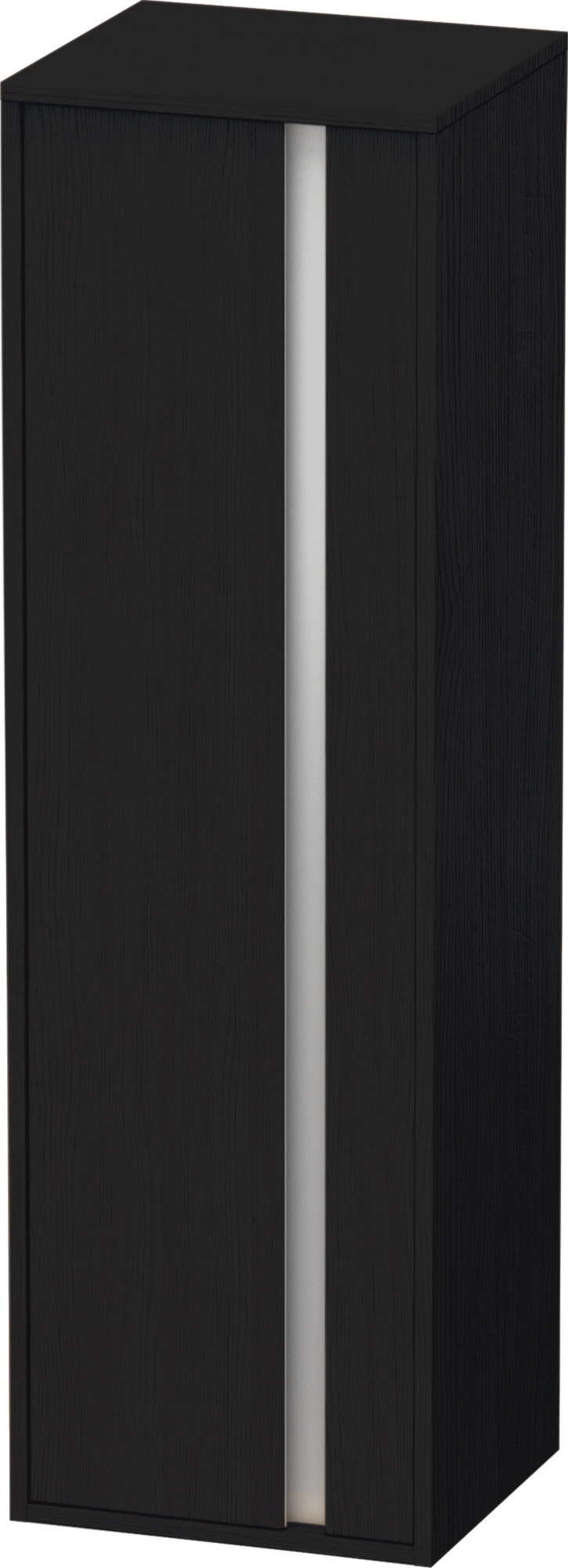 Duravit Hochschrank Ketho 360x400x1320mm 1 Tür, TA links, Eiche Schwarz
