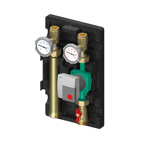 Flamco Meiflow S UC, DN25, WI Para UK, 1", Wilo Para 25-180/7