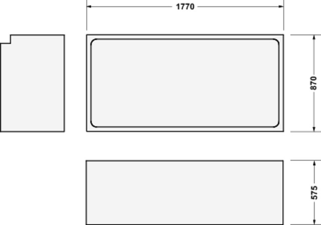 Duravit Wannenträger für 700048