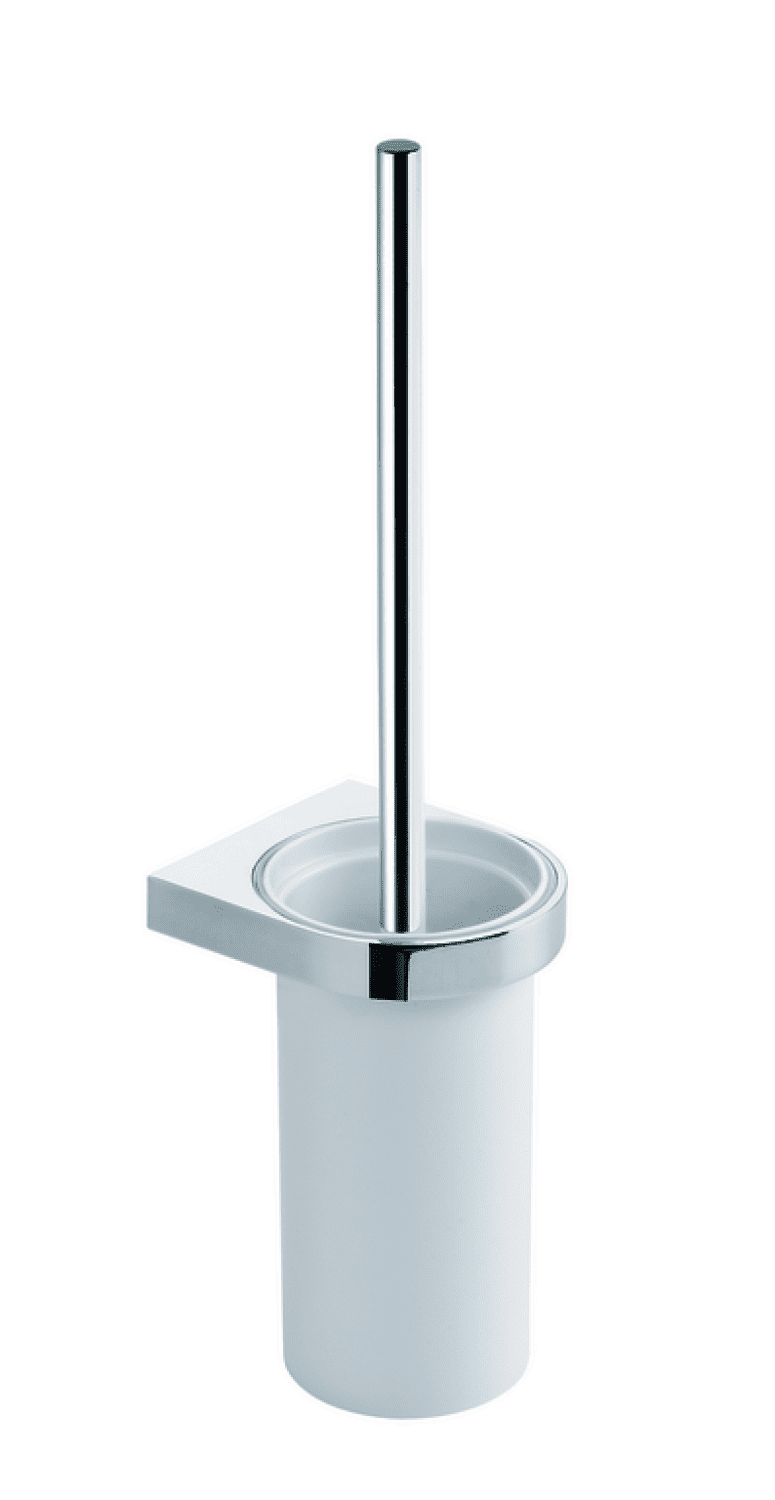 HEWI WC-Bürstengarnitur Sys 800, chrom, Kunststoff weiß