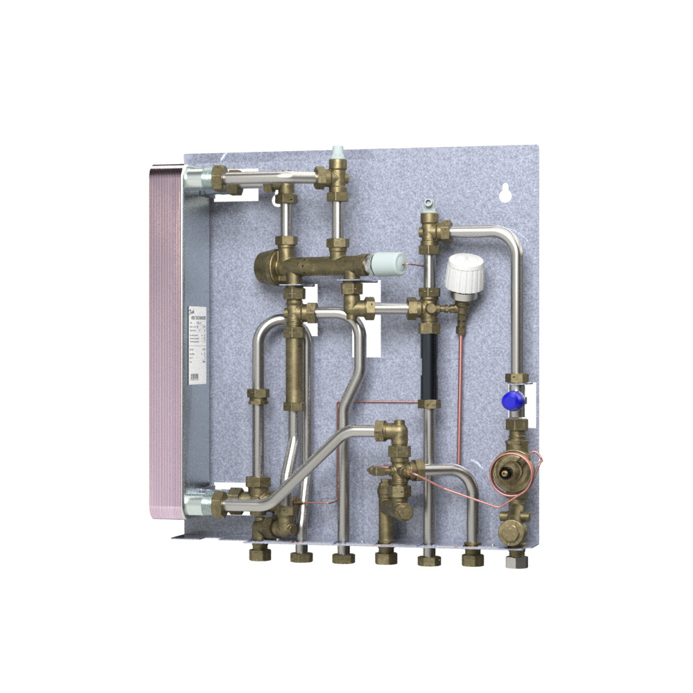 Danfoss Wohnungsstation AkvaLux FSS E HT-Heizung, 78kW