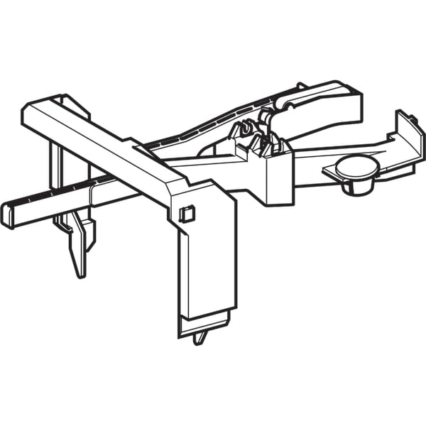 Geberit Konsole mit Betätigungshebel zu AP140 Spül-Stopp-Spülung