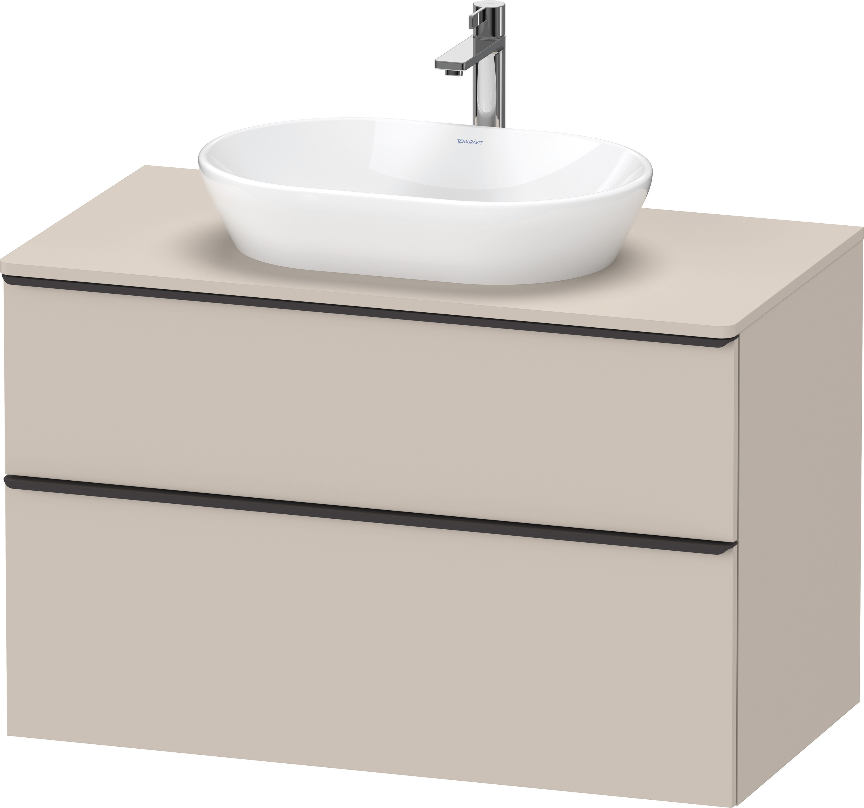 Duravit D-Neo,Kons-WTU,AZ:1,SBK:1,Gr:Dia Schw 1000x550x644mm,Wandh,Taupe Matt, Dekor