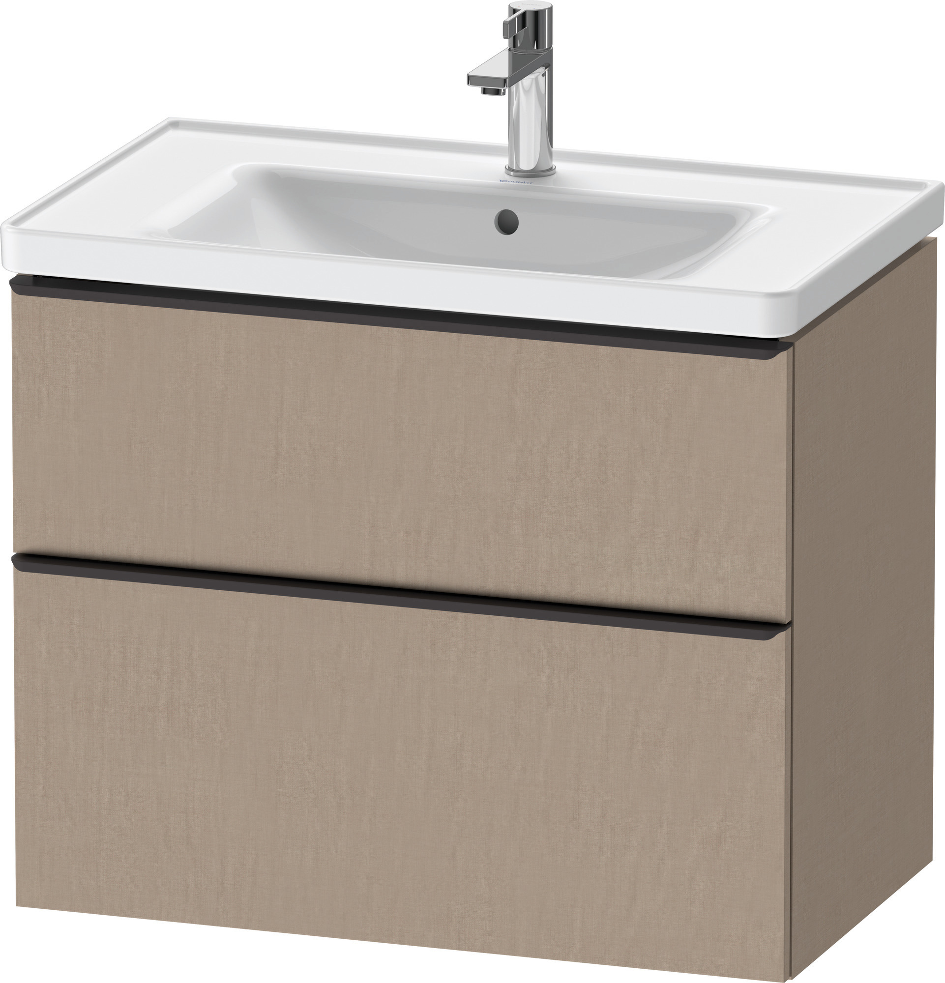Duravit D-Neo WTU,236780,AZ,1,SBK:1,Gr:D.Schw 784x452x625mm,Wandh, Leinen Matt, Dekor