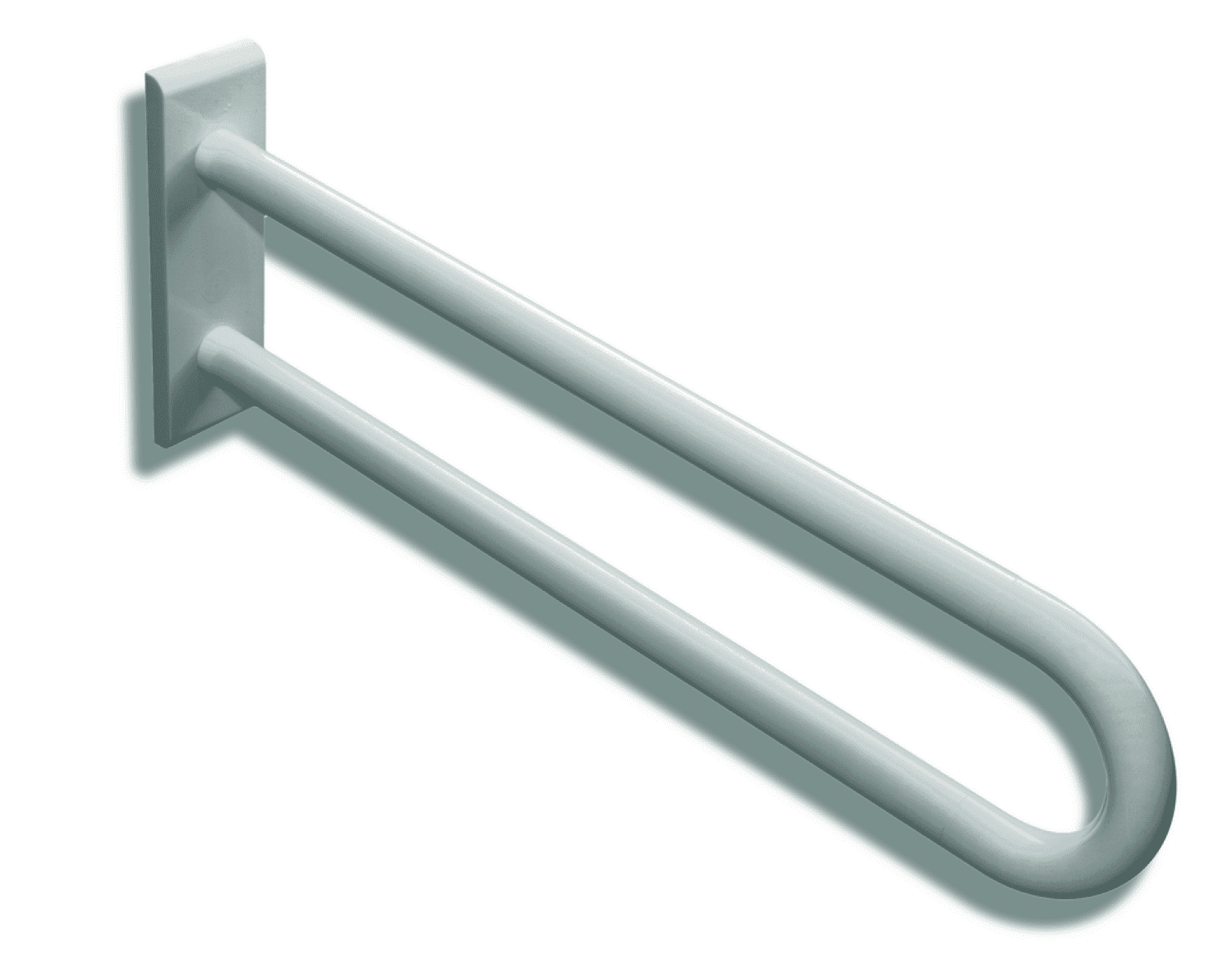 HEWI Wandstützgriff Ser 801, L:750mm, antimikrobiell signalweiß