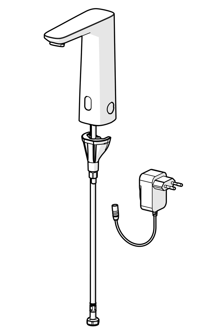 Hansa WT-Batt., 230/9 V, Bluetooth HANSAELECTRA 9301 chr