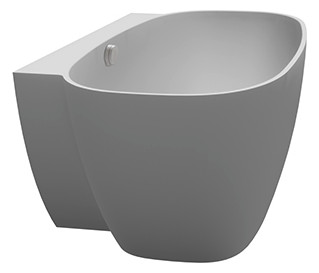 HO BW LaBrillante 1800x800 Vorwand Weiß, mit Überlaufbefüllung