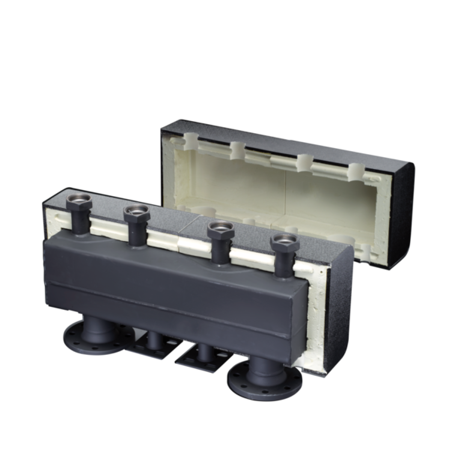 OVENTROP-Hydraulische Weiche HydroFixx DN 40/50, für 2 Heizkreise, Stahl