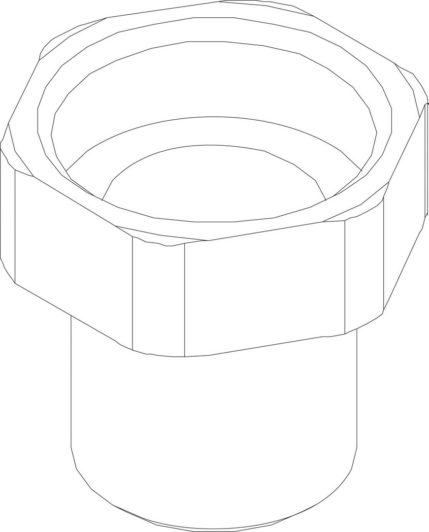 BOSCH Ersatzteil TTNR: 8738104743 Rohrstutzen F-G1 M-G3/4