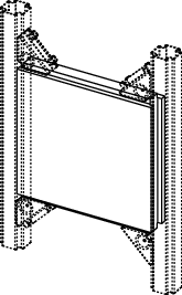 TECEprofil Befestigungsplatte für Zusatzeinbauten 200 mm x 200 mm