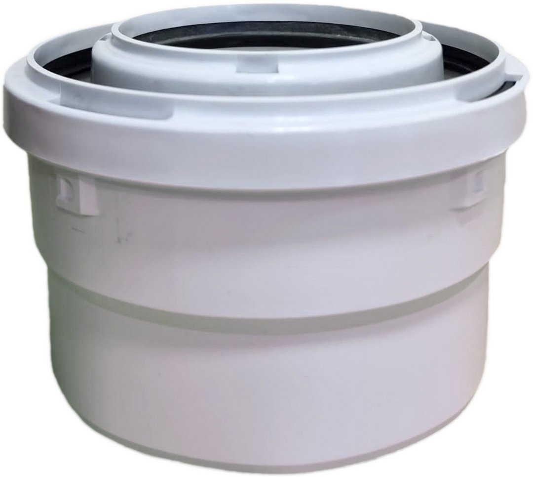 BOSCH Abgaszubehör Adapter DN80/125 Höhenausgleich 850mm für Brennwertgeräte