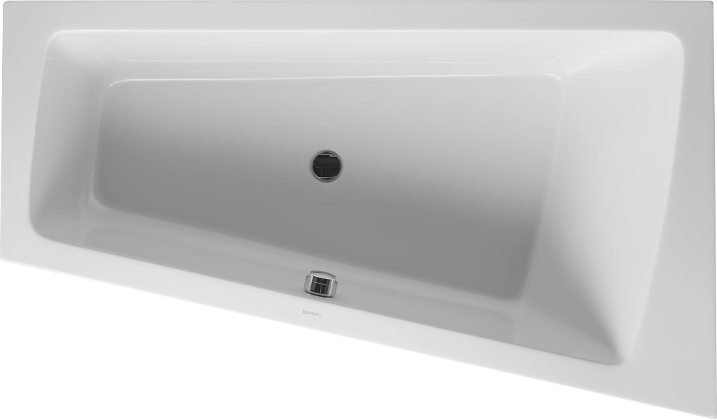 DU Paiova Badewanne Tpz 1700x1000 Einbau Rückenschr.1 Rechts, Weiß