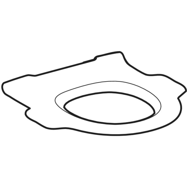 Geberit Bambini WC-Sitzring für Kinder mit Stützfunkt., weiß