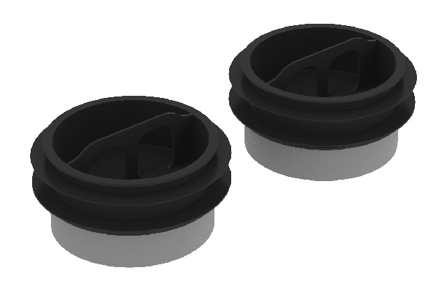 ZE Blindstopfen ComfoWell Therm DN90 gedämmt, 2 Stück