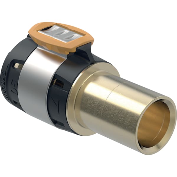 Geberit FlowFit Übergang auf Mapress m. Einschubende Rg+ d63-d54