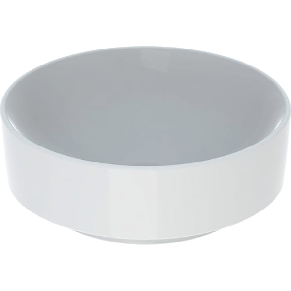 Geberit VariForm Aufsatzwaschtisch, rund d: 40cm, o. Hl, o. Ül., weiß
