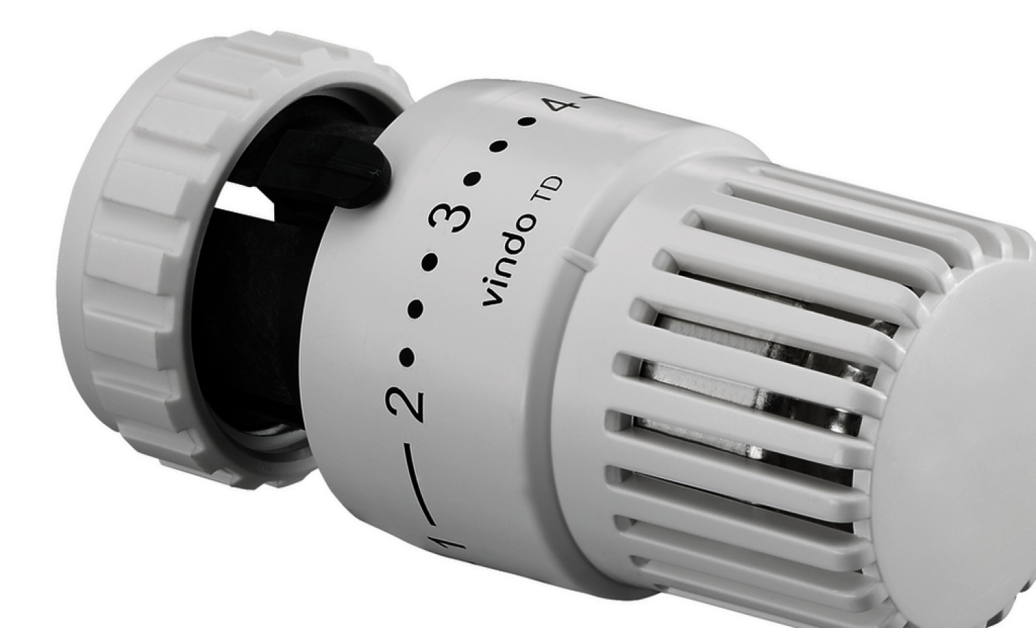 OVENTROP-Thermostat "vindo TD" 7-28 C, 0 * 1-5, Flüssig-Fühler, weiß
