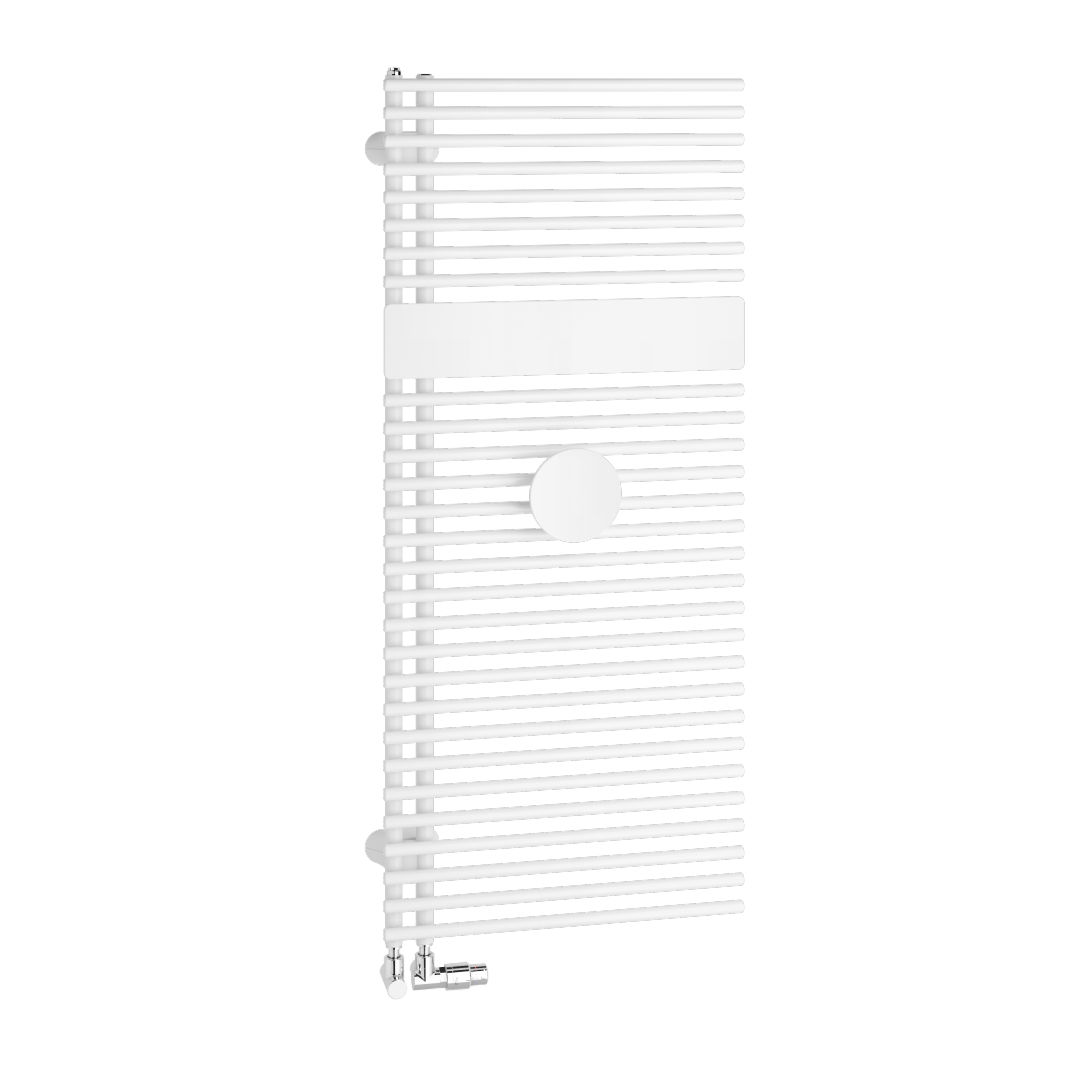 Kermi Credo Half round 1800x600x46mm QN840W,RAL9016/gls,Ausführung rechts