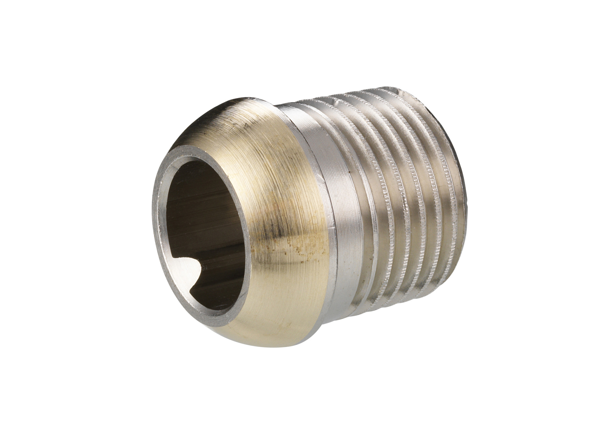 Danfoss Nippel kurz f.RA,RAV(L),RLV,AVDO R 3/8 gekürzt 6 mm, Gesamtlänge 22 mm