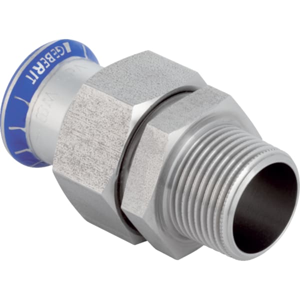 Geberit Mapress Edelstahl Übergangsverschr. mit AG ÜM ESt (LABS-frei) d35-R1 1/4
