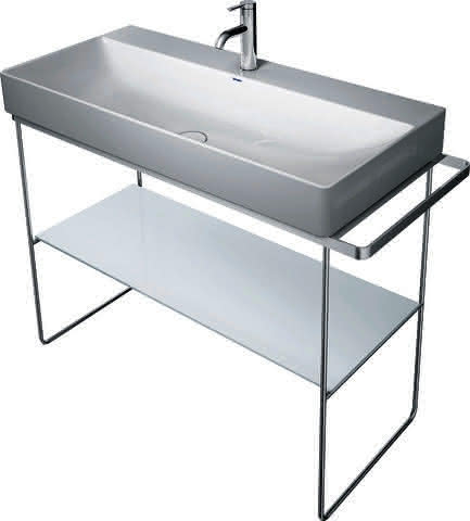 DU Glaseinleger in Metallkonsolen f. DuraSquare WT 235310, Weiß