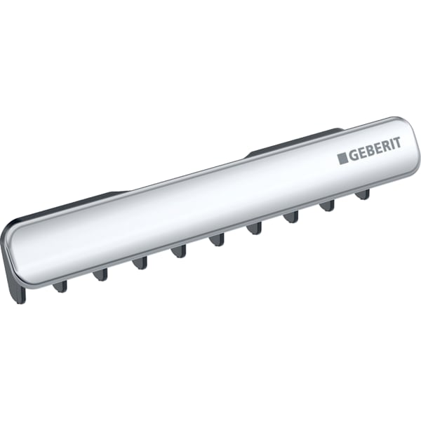Geberit ONE Ablaufblende mit Kammeinsatz Magnetbefestigung, hgl. verchr.