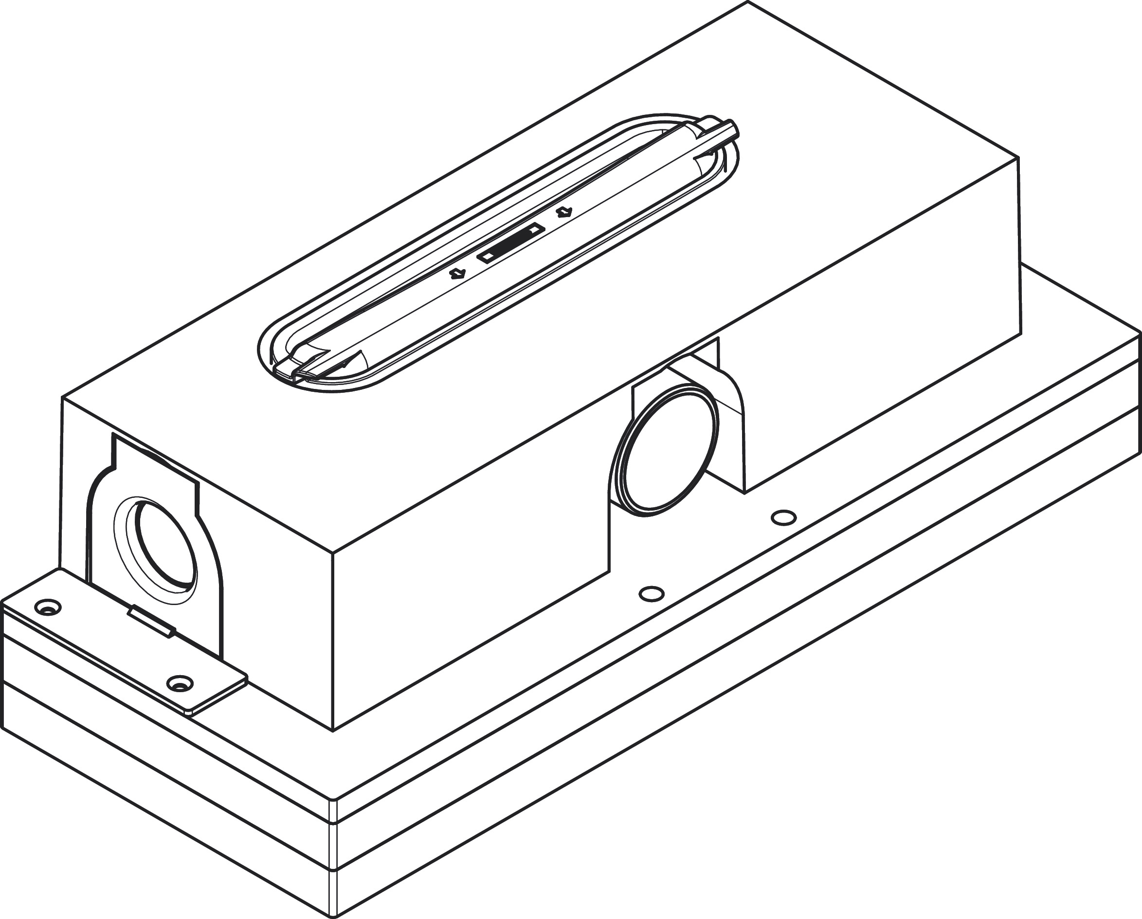 Hansgrohe uBox universal GK für Duschrinnen Ablaufgehäuse für Standardinstallation