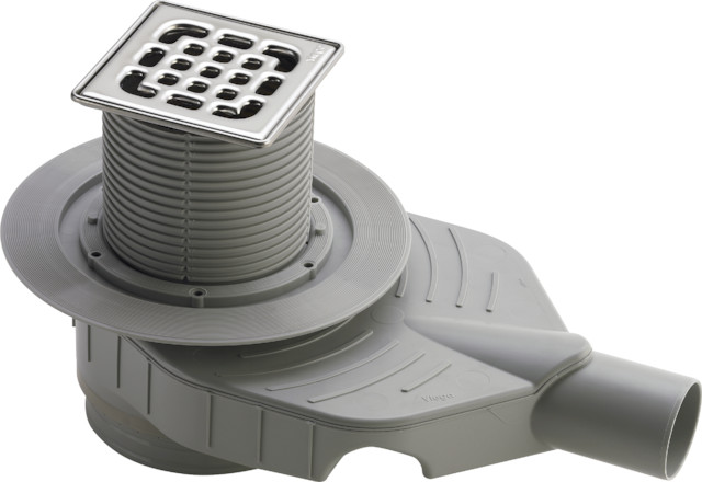 Viega Badablauf Advantix Top 4914.10 in DN50 Kunststoff grau