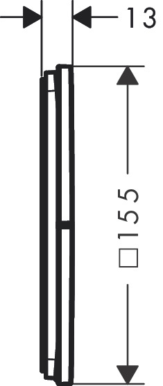 Hansgrohe Absperrvent.UP ShowerSelect Comfort E Fertigset 3 Verbraucher chrom