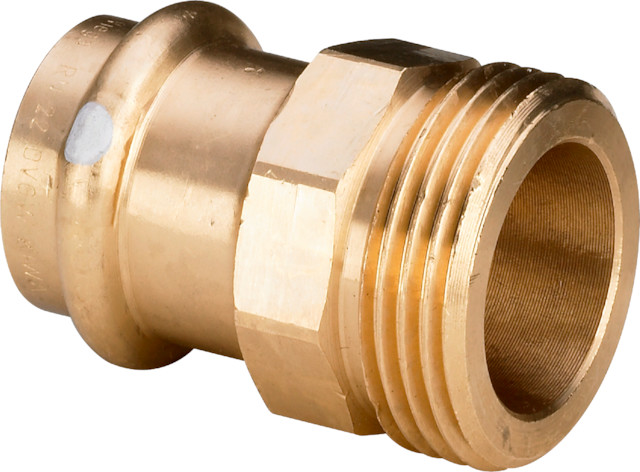 Viega Übergangsstück mit SC Profipress S in 22mm x G1 Siliziumbronze