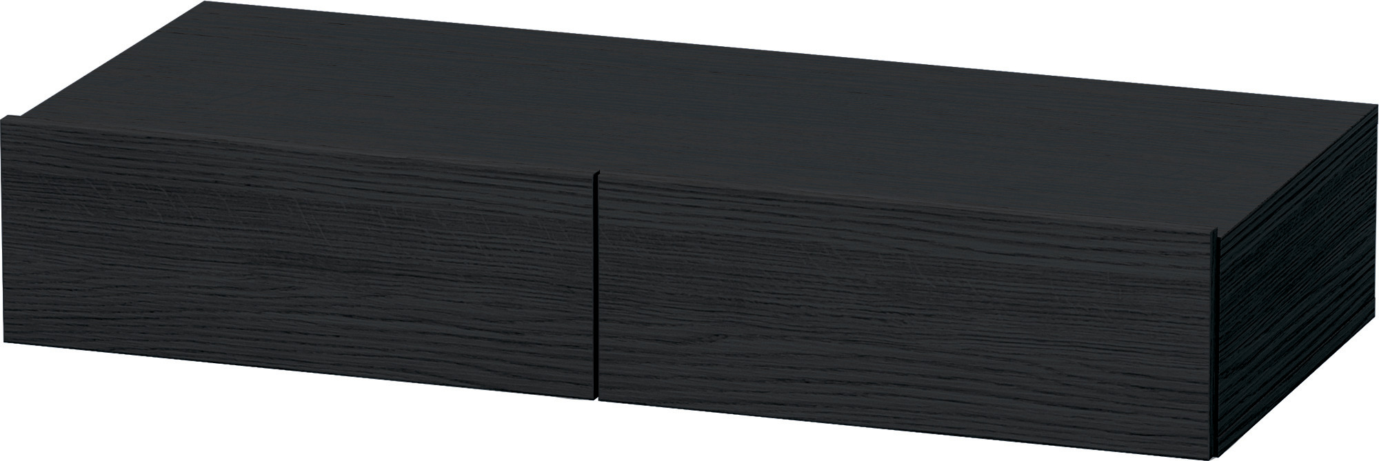 Duravit SchKa-Ablage DuraStyle 440x1000x150mm 2 Schubkästen,Eiche Schwarz