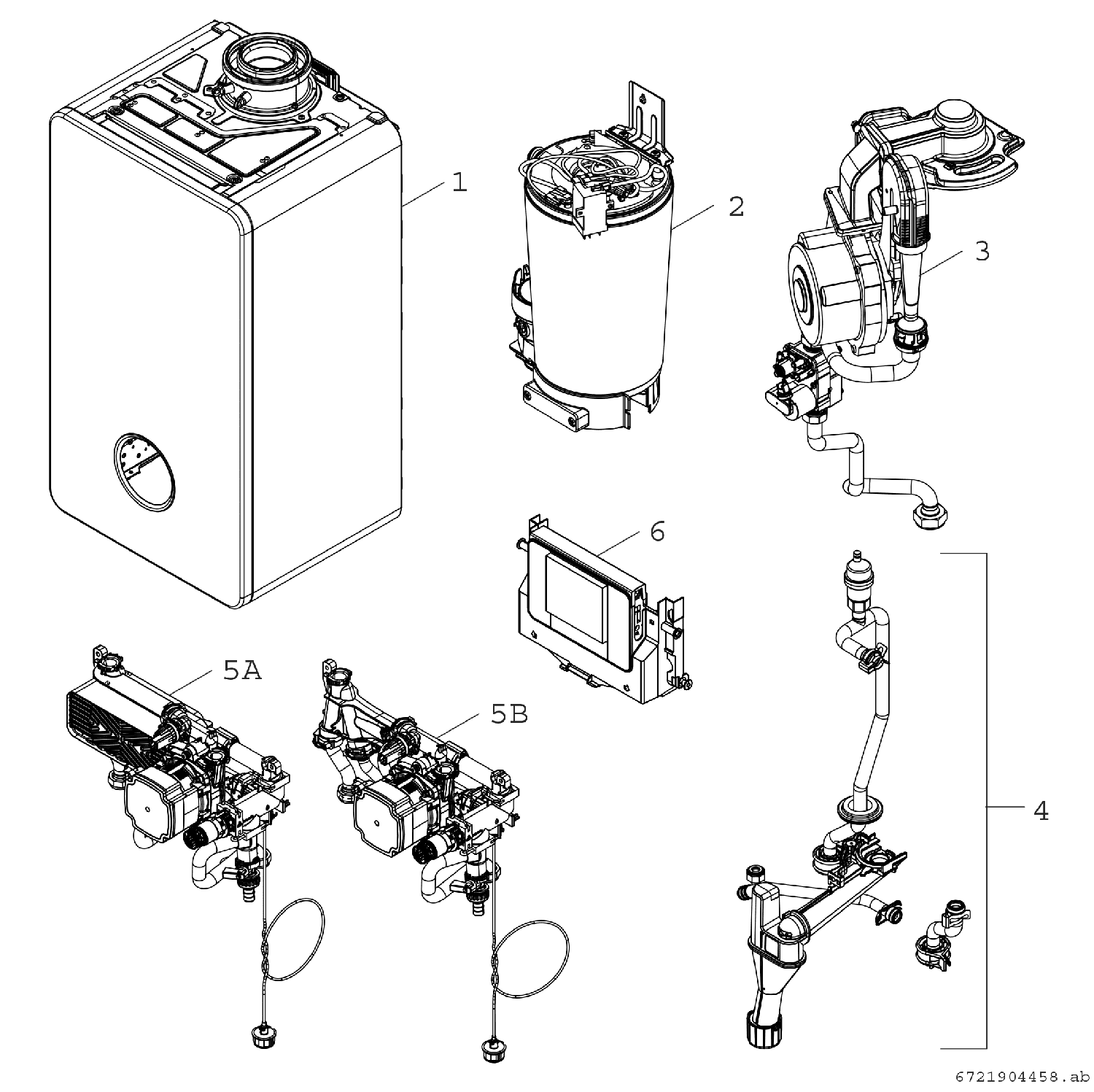BOSCH Gas-Brennwertgerät, wandhängend GC5300iW 24 P 23 inkl. Ausdehnungsgefäß