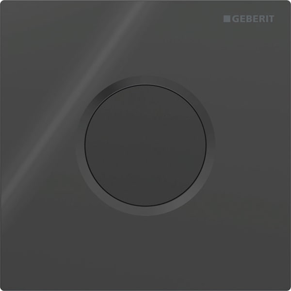 Geberit Typ 01 Abdeckplatte zu UR-Strg. IR rund, tiefschwarz