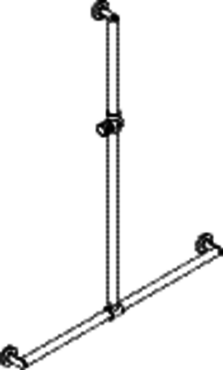 HEWI DUHA, d:32, A1:1250. W1:965, plvb, Br.H.Kst. weiß tiefmatt